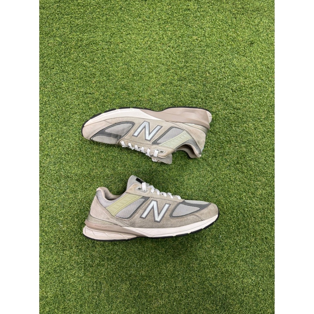 New Balance‎ 990v5 Made in USA Grey Suede Mesh Sneakers M990GL5 Mens 13